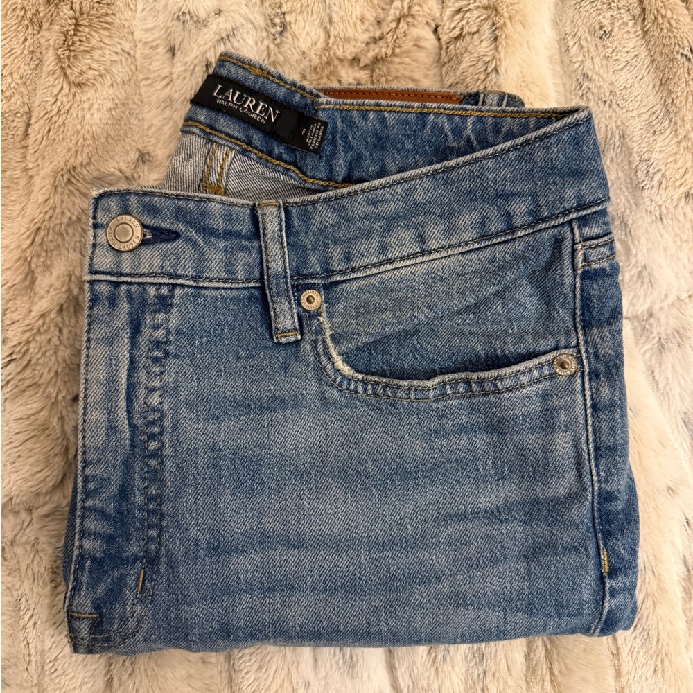 Ralph Lauren Women's Straight Leg Jeans - Classic Blue